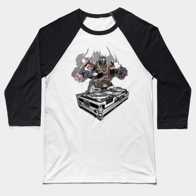 DJ PRIME - 2.0 Baseball T-Shirt by ROBZILLA